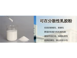 乳膠粉分散的應用方案